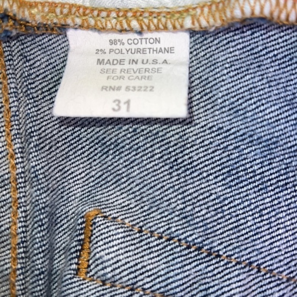 David Kahn Skirts | David Kahn Cindy Denim Embroidered Pocket Skirt Blue… - Picture 6 of 6
